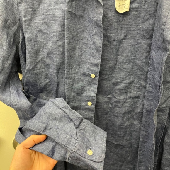 Frank & Eileen Blue Button Down Shirt - Picture 4 of 4